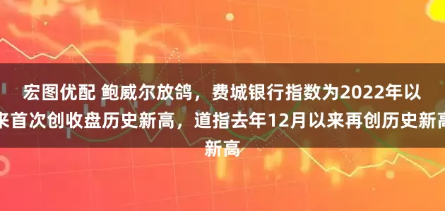 宏图优配 鲍威尔放鸽，费城银行指数为2022年以来首次创收盘历史新高，道指去年12月以来再创历史新高